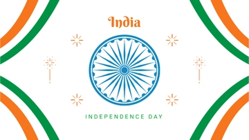 Free Indian Independence Day Greetings Background Template to Edit Online