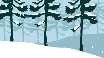 Free Snow Forest Background Template to Edit Online