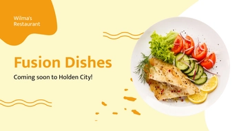 Free Restaurant Coming Soon Facebook Post Template to Edit Online