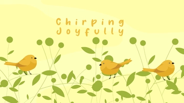 Free Yellow Bird Wallpaper Template to Edit Online