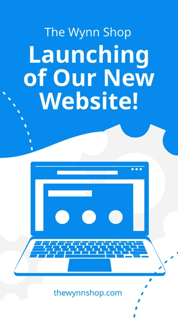 Free Website Coming Soon Instagram Story Template to Edit Online
