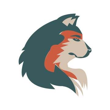 Free Vintage Wolf clipart Template to Edit Online