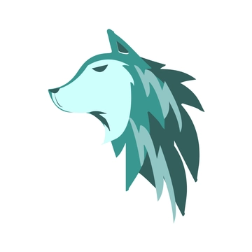 Free Stark Wolf clipart Template to Edit Online