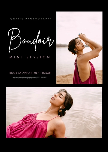 Free Boudoir Mini Session Template to Edit Online