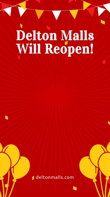 Free Reopening Advertisement Snapchat Geofilter Template to Edit Online