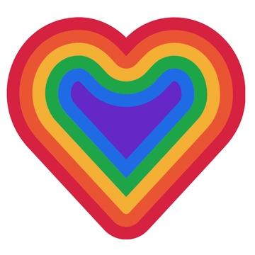 Free Pride Heart Clipart Template to Edit Online