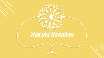 Free Yellow Raksha Bandhan Background Template to Edit Online