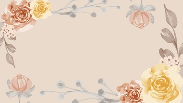 Free Vintage Floral Desktop Background Template to Edit Online