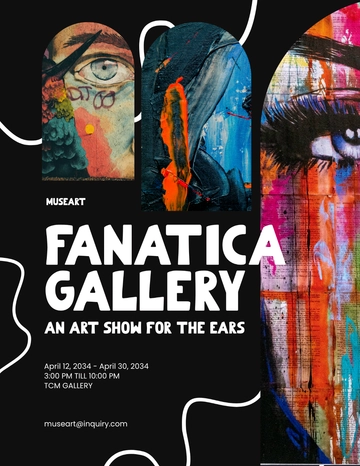 Free Art Show Flyer Template to Edit Online