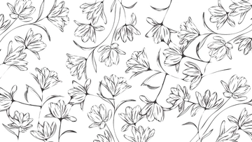 Free Black And White Floral Background Template to Edit Online