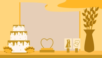 Free Wedding Gold Background Template to Edit Online