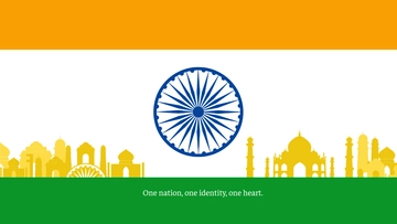 Free Simple India Independence Day Background Template to Edit Online