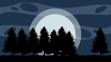 Free Night Forest Background Template to Edit Online