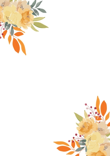 Free Flower Page Border Template to Edit Online