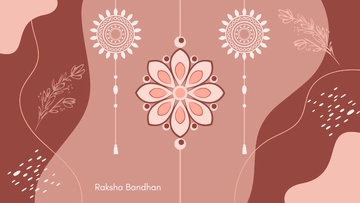 Free Creative Raksha Bandhan Background Template to Edit Online