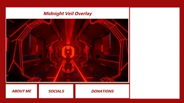 Free Goth Twitch Overlay Template to Edit Online