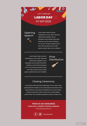 Labor Day Email Newsletter Template