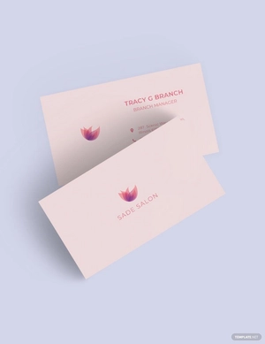 Beauty Salon Business Card Template
