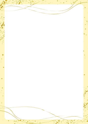Free Gold Page Border Template to Edit Online