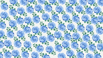 Free Seamless Blue Floral Background Template to Edit Online