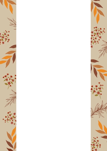 Free Retro Page Border Template to Edit Online