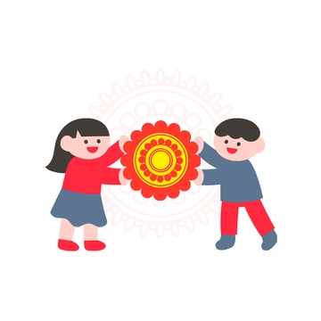 Free Cute Raksha Bandhan Clipart Template to Edit Online