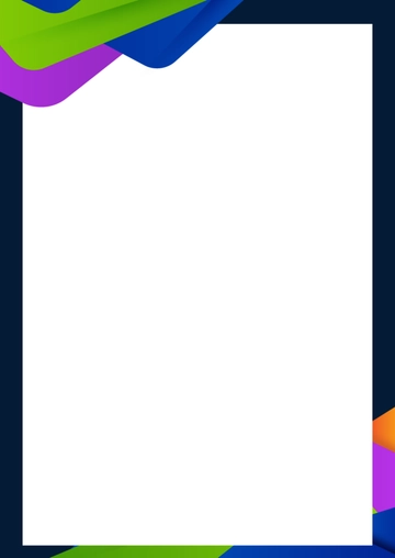 Free Modern Page Border Template to Edit Online