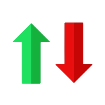 Free Red and Green Arrow Clipart Template to Edit Online