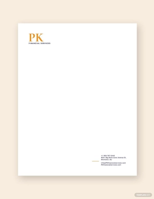 Accounting Letterhead Template