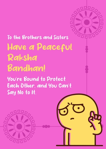Free Funny Raksha Bandhan Card Template to Edit Online Free Funny Raksha Bandhan Card Template to Edit Online