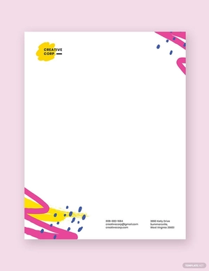 Art Letterhead Template