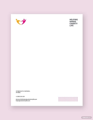 Charity Letterhead Template