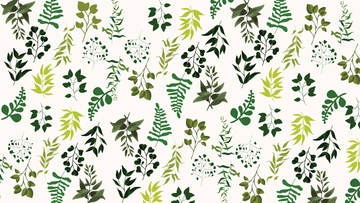 Free Green Floral Watercolor Background Template to Edit Online