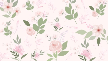 Free Transparent Floral Watercolor Background Template to Edit Online
