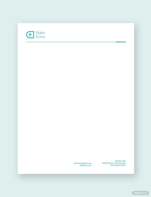 Clinic Letterhead Template
