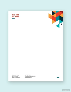 Creative Small Business Letterhead Template
