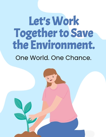 Free Save The Environment Flyer Template to Edit Online