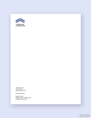 Editable Small Business Letterhead Template