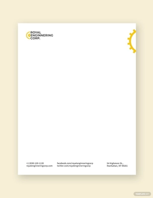 Engineering Letterhead Template Engineering Letterhead Template