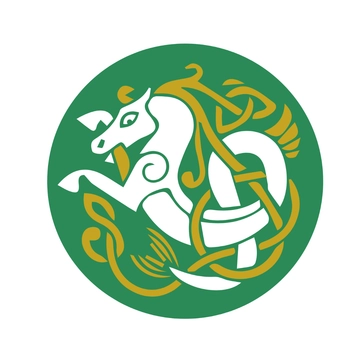 Free Celtic Horse Clipart Template to Edit Online