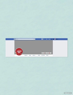 Labor Day Facebook Profile Photo Template
