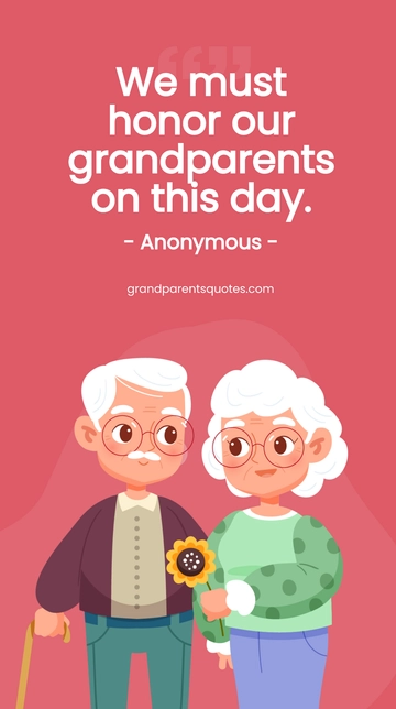 Free Grandparents Day Quote Instagram Story Template to Edit Online Free Grandparents Day Quote Instagram Story Template to Edit Online