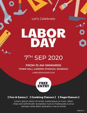 Labor Day Flyer Template