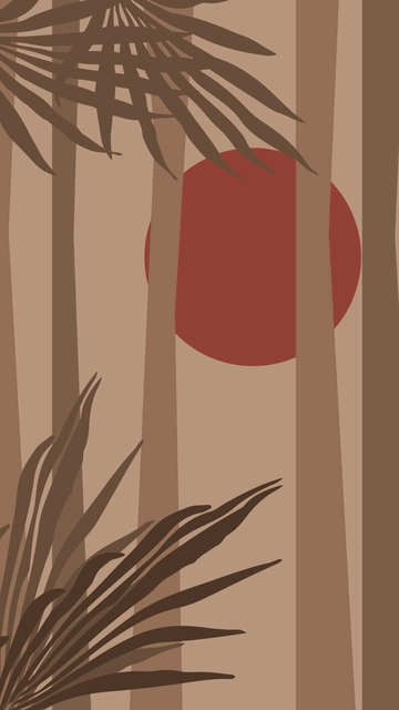 Free Brown Background Iphone Template to Edit Online