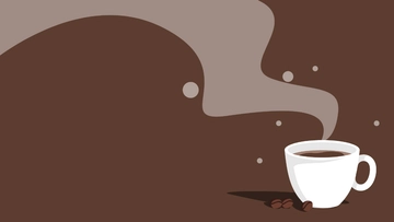 Free Coffee Brown Background Template to Edit Online