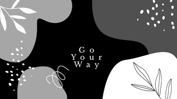 Free Black And White Boho Wallpaper Template to Edit Online