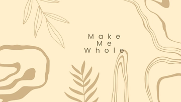 Free Beige Boho Wallpaper Template to Edit Online