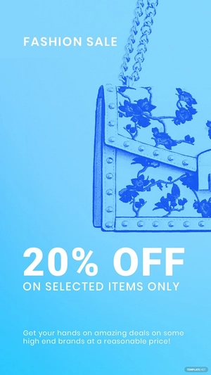 Fashion Sale Promotion Whatsapp Image Post Template