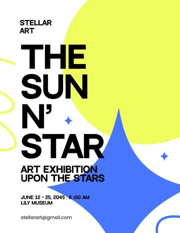 Free Creative Art Exhibition Flyer Template to Edit Online