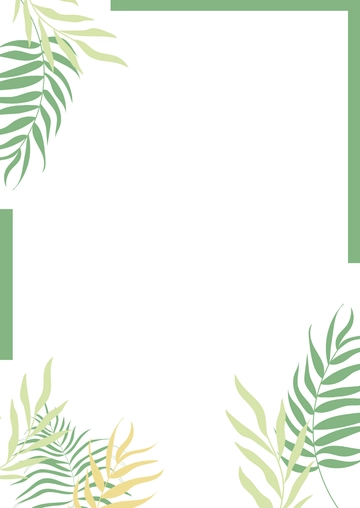 Free Green Page Border Template to Edit Online